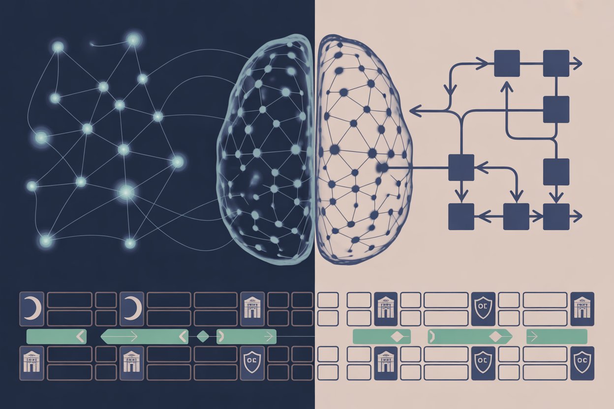 Neuro-symbolic approaches aim to support rule adherence and explainability